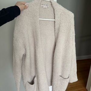 Barefoot dreams open cardigan